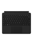 Microsoft Surface Go Type Cover - keyboard - with trackpad accelerometer - German - Tangentbord - Svart