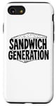 Coque pour iPhone SE (2020) / 7 / 8 Famille de police Sandwich Generation Stress Relatable