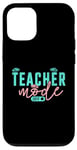 Coque pour iPhone 12/12 Pro Mode Enseignant Off Happy Last Day Of School Summer Break Drôle