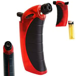 Mini Cordless Heat Gun – Hand Butane Gas Torch Tool - 1300°C Windproof Hot Flame – Soldering Jewellery Detail Blow– Shrink/Melt Trunking Tube Conduit - Loops