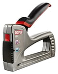 Novus J-25 Heavy Duty Staple Gun Handheld - Metal Tack Gun with Bottom Loading & Safety Release - Manual Staple Gun for 4-10 mm Staples