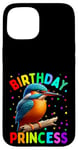 Coque pour iPhone 15 It's My Birthday Bird Girl Bird Birthday Princess Girl