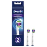 Oral-B 3D White Replacement Toothbrush Heads Refills Clean Maximiser Pack 2 EB18