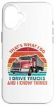 Coque pour iPhone 16 Plus Camionneur drôle Humour Sarcastique Camionneur Big Rigs