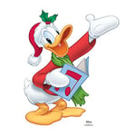 STAR CUTOUTS Ltd SC1271 Disney Donald Duck Quacker en Carton 1 Dimension Taille réelle 82 x 73 cm Décoration de Noël Parfaite pour Les fêtes d'enfants, grottes et vitrines de Magasin, Star Mini