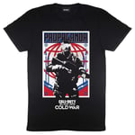 Call Of Duty Mens Black Ops Cold War Propaganda T-Shirt - 3XL