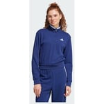 adidas Essentials Color Pop French Terry Crop Quarter-zip Track Jacket, storlek Medium