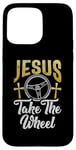 iPhone 15 Pro Max Jesus take the Wheel Hot Rod Case