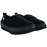 Hunter Childrens Unisex Sherpa Little Kids Black Slippers - Size UK 7 Infant