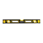 Rhino 48722 Aluminium Spirit Level 600 mm Water Brick 600 mm Rectangular Magnetic Level 600 mm Length 600 mm with Handles & 3 Vials