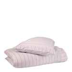 Home by Ilse Jacobsen - Bedding Collection dynetrekk 140x220+63x60 cm powder rose stripes