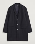 A.P.C. Visconti Wool/Cashmere Coat Dark Blue