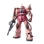 BANDAI SPIRITS-# 2 MS-06S Char's Zaku II Mobile Suit Gundam, Bandai Hobby RG 1/144 Kit de modélisme, 83214P