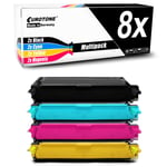 8x Toner for Lexmark X-560-N X-560-DN