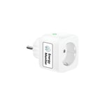 Meross - prise connectée (type f), 16A prise wifi compatible avec alexa, google home et smartthings, prise avec mesure de consommation d'