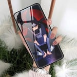 Anime Naruto Sasuke Akatsuki Itachi Hokage Tempered Glass Phone Case for Xiaomi Redmi Note 5 6 7 8 Pro 8T K20 K30 9 10X 5G Phone Covers (15, Redmi K30)