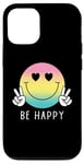 Coque pour iPhone 12/12 Pro Chemise Be Happy Heart Eyes Smile Face Peace Happy Face Love