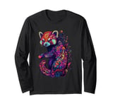 Aesthetic Red Panda Graphic Cute Red Panda Women Girls Long Sleeve T-Shirt