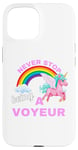 iPhone 15 Fun Graphic-Never Stop Being A Voyeur Case