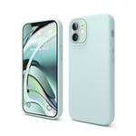 elago Liquid Silicone Case Designed for iPhone 12 Mini (5.4"), Premium Silicone, Full Body Protection : 3 Layer Shockproof Cover Case (Mint Green)