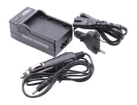 vhbw Chargeur de batterie compatible avec Canon ES-75 Hi8, ES-8000V, ES-8100H18, ES-8100V, ES-8200V, ES-8200V Hi8 caméra, DSLR, action-cam