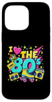 Coque pour iPhone 14 Pro Max Chemise « I Love The 80s » pour homme et femme, costume de fête vintage des années 80