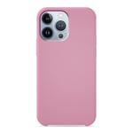 Coque silicone unie Soft Touch Rose compatible Apple iPhone 13 Pro - Neuf