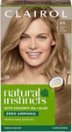 Clairol Natural Instincts Semi-Permanent No Ammonia Hair Dye, 8A Medium Cool Bl