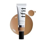 TFIT Fond de teint sérum Radiance Fit - Couverture impeccable, finition rosée, maquillage coréen longue durée, léger, 1,05 oz. (N05 Caramel, 1,05 Oz.)