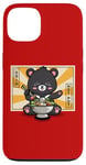 Coque pour iPhone 13 Kawaii Hot Pot Bear Taiwan Travel