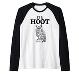 I'm a hoot owl tee Raglan Baseball Tee