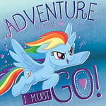 Pyramid International My Little Pony Movie (Adventure is Calling) Canvas Print, Wood, Multi-Colour, 40 x 40 x 1.3 cm