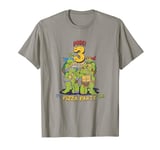 Teenage Mutant Ninja Turtles I'm 3 Dude Pizza Birthday T-Shirt