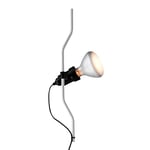 Flos Parentesi Élément variateur d'intensité, complément pour lampe Parentesi, composé d'un arc en métal, d'une douille de lampe et d'un câble avec interrupteur, version à intensité variable, couleur