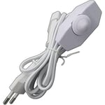 LED-dimmer 1-60 Watt med 2 m kabel (kontakt + uttag), steglös dimbar/dimning