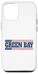 iPhone 14 Green Bay USA Flag Patriotic Pride Varsity Green Bay Case