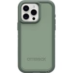 OtterBox iPhone 15 Pro MAX (Only) Defender Series XT Case - EMERALD ISLE (Green), screenless, rugged, snaps to MagSafe, lanyard attachment