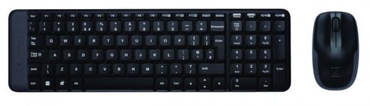 Logitech Wireless Combo MK220 - Ensemble clavier et souris - sans fil - 2.4 GHz - Italien - gris foncé