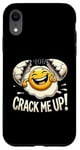 iPhone XR Funny Egg Cracks Pun Fun Egg Case