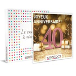 SMARTBOX - Coffret Cadeau Joyeux anniversaire ! Pour femme 40 ans-Multi-thèmes