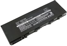 Kompatibelt med Dell Latitude E7204, 7.4V, 7400 mAh