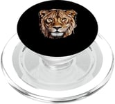 Roi animal Lion pour les amateurs de lions et les fans de lions PopSockets PopGrip pour MagSafe