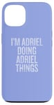 Coque pour iPhone 13 Je suis Adriel qui fait Adriel Things Funny Vintage