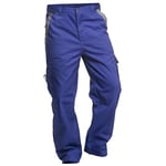 Charlie Barato Profi Line Work Trousers Cornflower Blue/Grey - Waistband Trousers for Craftsmen Size 50