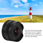 10Mm F5.6 Wide Angle Fisheye Lens For Fuji Xt4 Xt3 Xt30 Xs10 Xpro2 Fx Moun LS