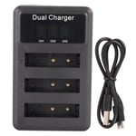 USB-kamera batteriladdare Trippel batteriladdare med strömindikator för NP BG1 för DSC H50 H10 H20 W210 W220 WX1 5V