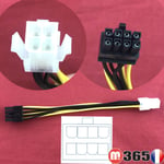 Cable Alimentation ATX 4pin vers EPS 8pin adaptateur pour carte mère PSU CPU