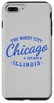 Coque pour iPhone 7 Plus/8 Plus Vintage Retro Love Chicago Illinois Windy City est une ville créée en 1833