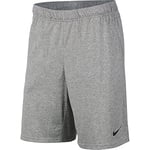 Nike M NK Dry FIT Cotton 2.0 Shorts de Sport Homme, DK Grey Heather/(Black), FR : M (Taille Fabricant : M)