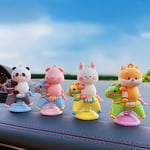 (Rocking Horse Shiba Inu)Car Animal Ornaments Car Spring Decoration Creative